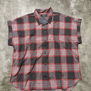 NWT Filson northwest camp shirt sleeveless plaid